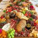 Festive Holiday Grazing Table Setup