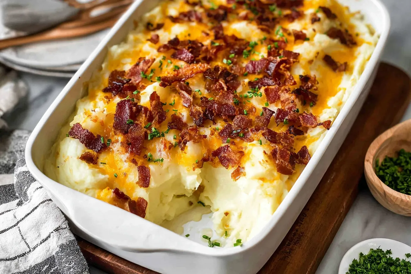 Loaded Mashed Potato Bake