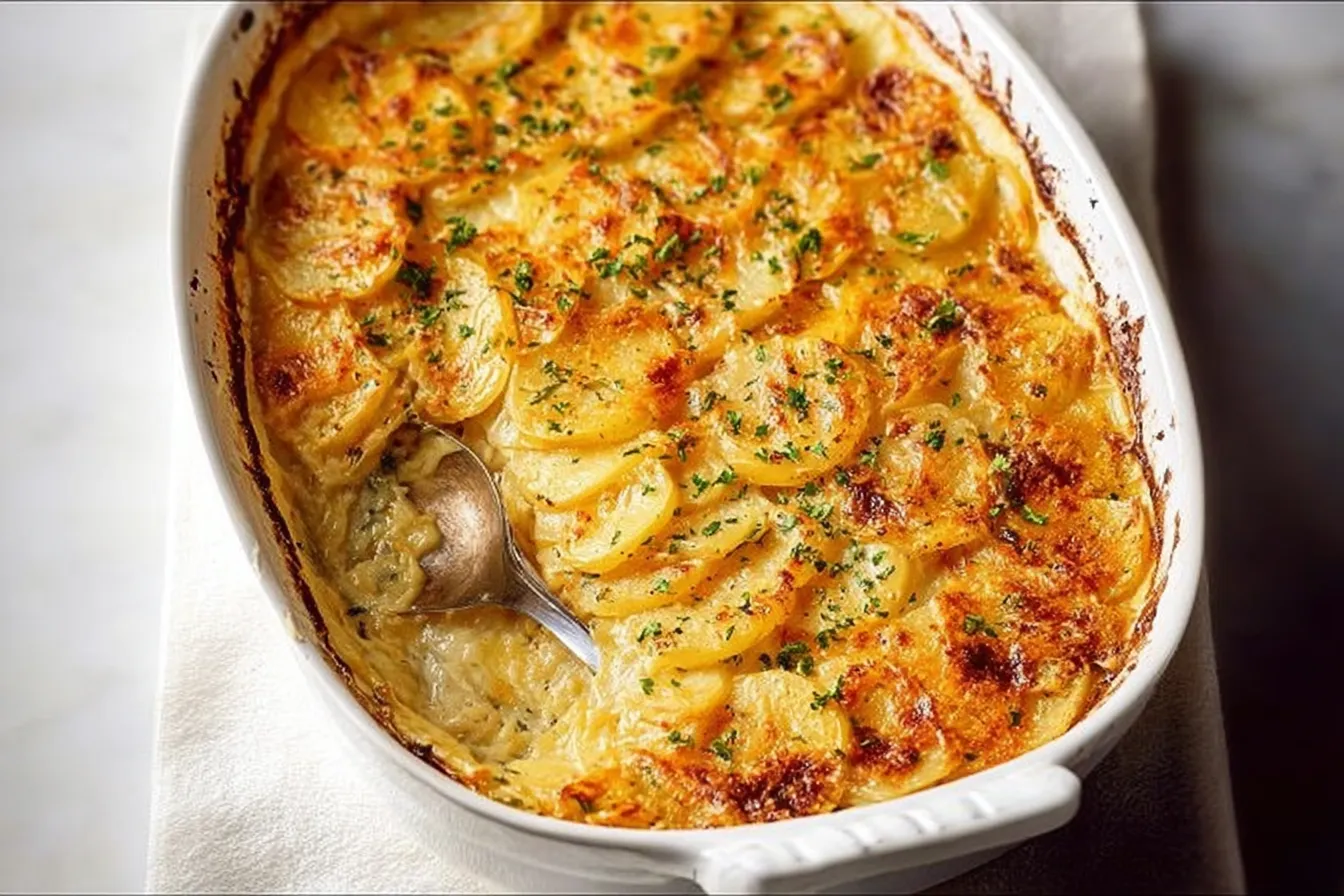 Scalloped Potatoes - Creamy and Cheesy Comfort Food