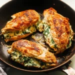 Spinach and Artichoke Stuffed Chicken: A Flavorful Delight 3 Spinach and Artichoke Stuffed Chicken Plated Dish