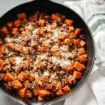 Sweet Potato & Ground Turkey Skillet - A Healthy Delight