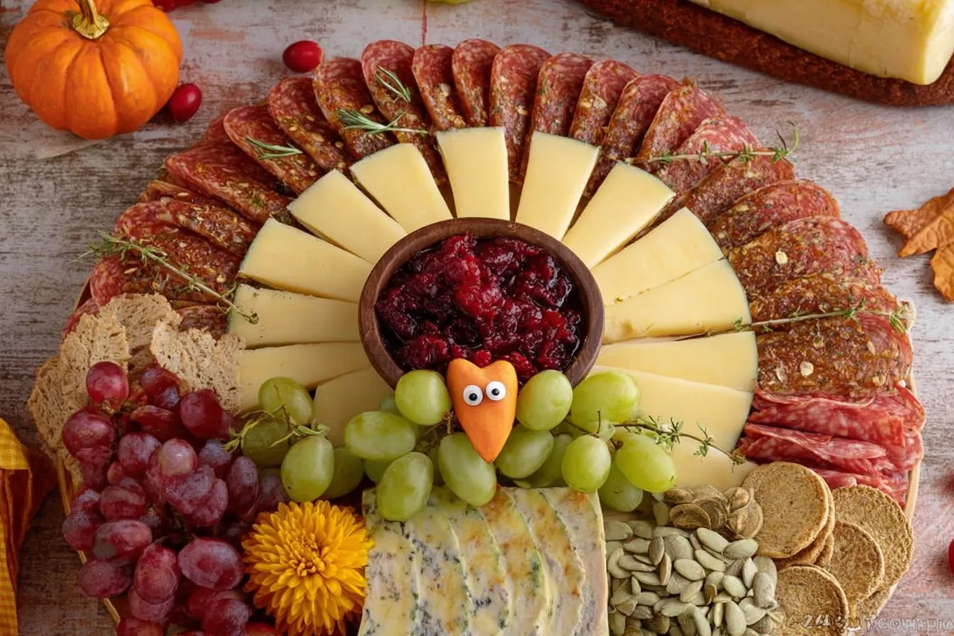 Delicious Thanksgiving Appetizer Platter Display