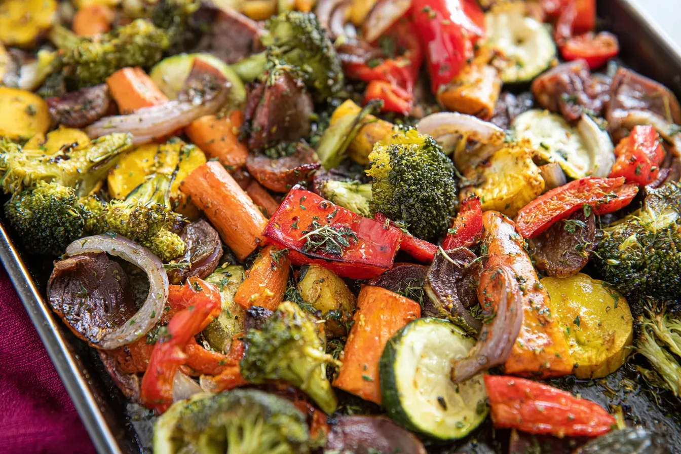 Thanksgiving Herb Roasted Veggie Mix