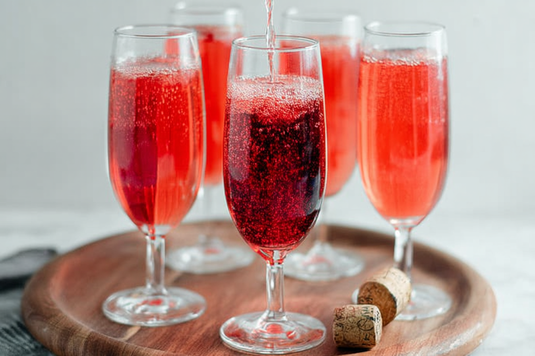 Raspberry Champagne Punch Bowl – A sweet berry twist on a classic Raspberry Champagne Punch Bowl
