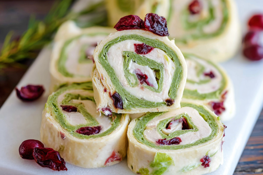 Turkey Cranberry Roll-Ups
