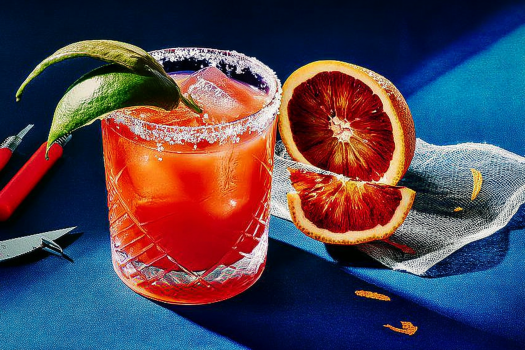 Blood Orange Margarita – Seasonal citrus with tequila Bliss 1 Blood Orange Margarita
