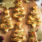 Basil Pesto Puff Pastry Christmas Tree – A Beautiful Centerpiece 3 Basil Pesto Puff Pastry Christmas Tree Centerpiece