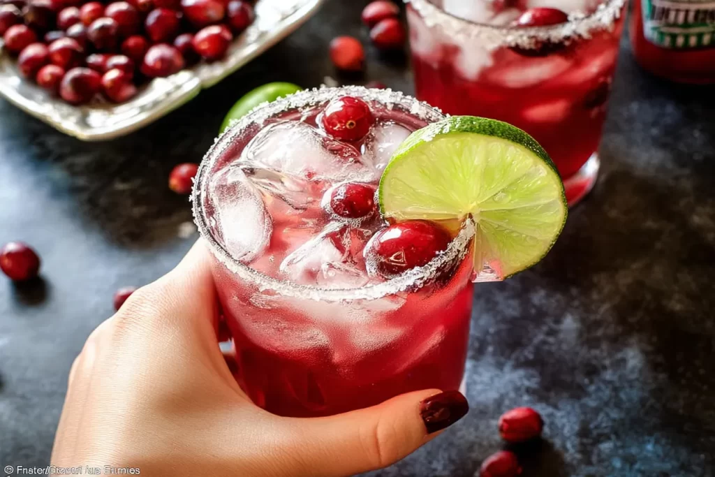 Sparkling Cranberry Margarita