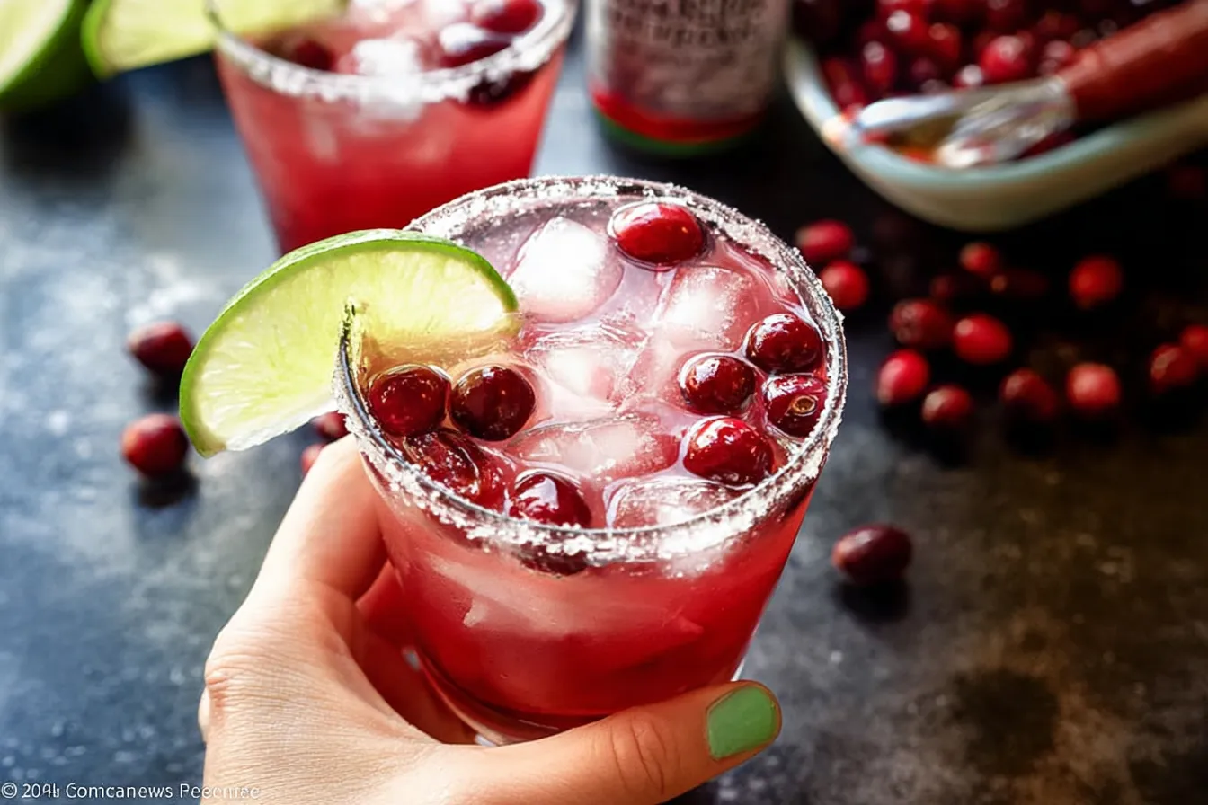 Sparkling Cranberry Margarita