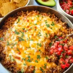 Cheesy Taco Rice Bake – Easy Mexican Dinner Delight 3 Cheesy Taco Rice Bake – Easy Mexican Dinner Recipe