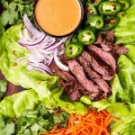 Thai-Inspired Beef Lettuce Wraps – Peanut-lime dressing twist 3 Thai-Inspired Beef Lettuce Wraps