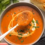 Crockpot Creamy Tomato Soup – Set it and forget it 3 Creamy Tomato Soup in Crockpot