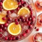 Cranberry Prosecco Holiday Punch