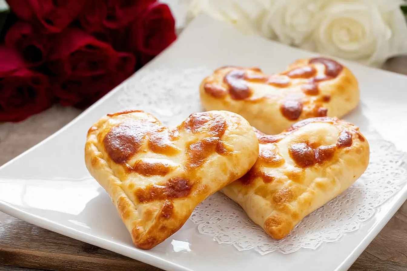 Mini Heart Shaped Pizzas – Kid Friendly Valentine Snack Delight 2 Mini Heart Shaped Pizzas – Kid friendly Valentine snack