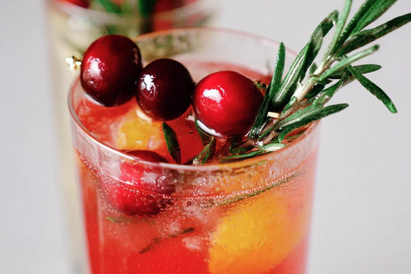 Cranberry Champagne Punch