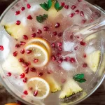 Winter White Champagne Punch – Coconut, Pineapple Delight! 3 Winter White Champagne Punch