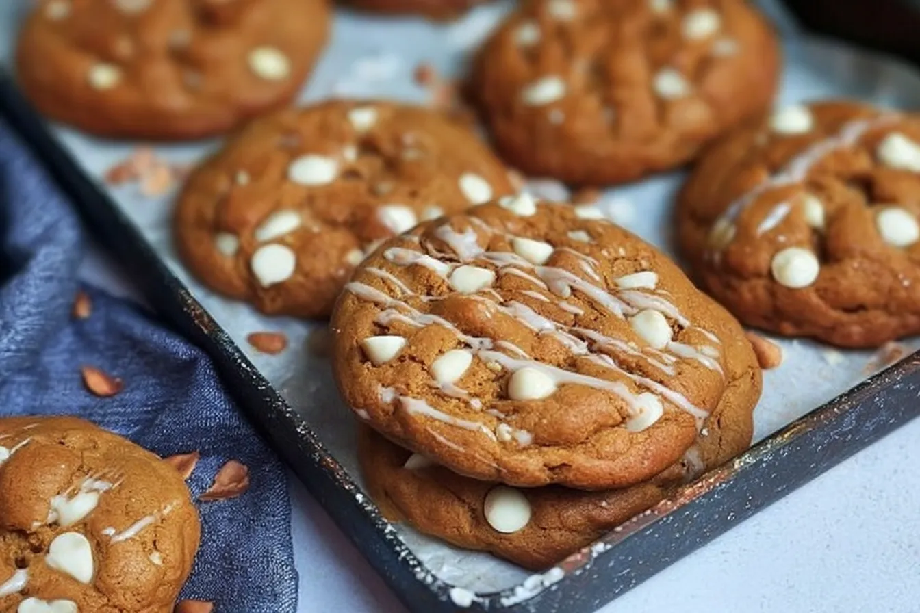 Gingerbread White Chocolate Cookies – Perfect balance of spice Gingerbread White Chocolate Cookies