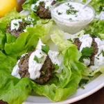 Greek Beef Lettuce Wraps