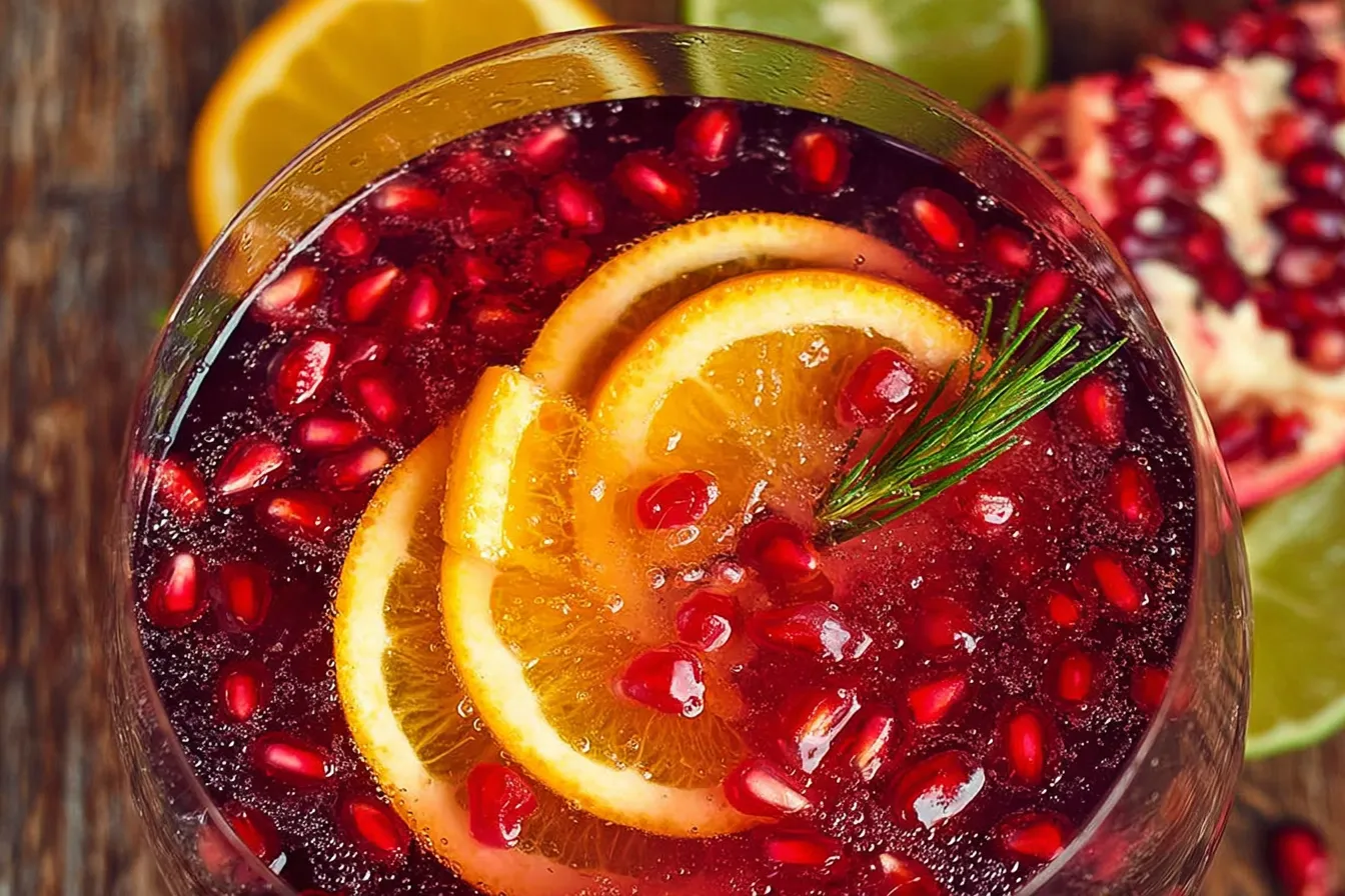 Sparkling Pomegranate Champagne Punch – A brunch delight! 2 Sparkling Pomegranate Champagne Punch – A ruby-hued brunch favorite