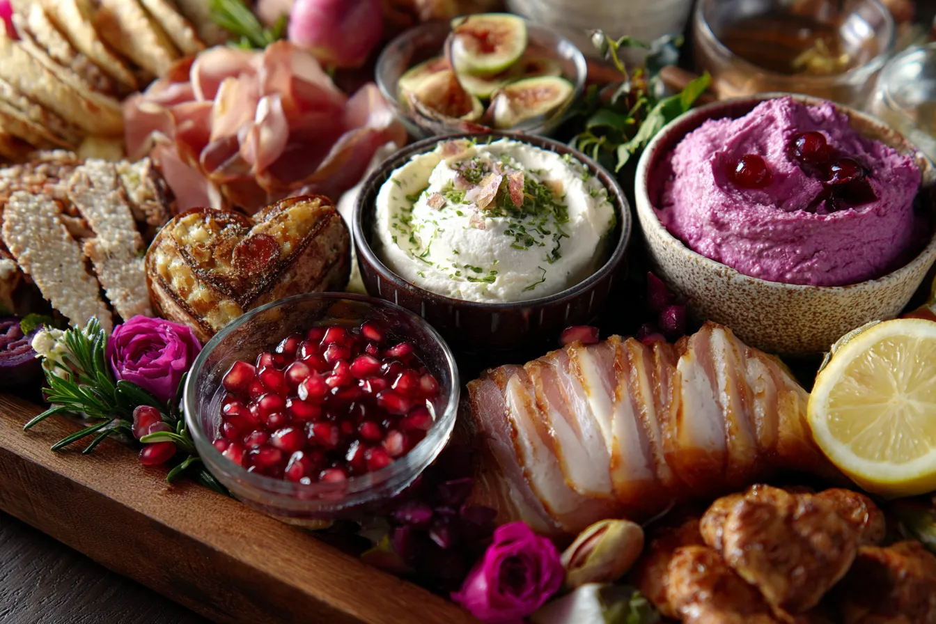Valentine Party Appetizer Board – Mix and match platter