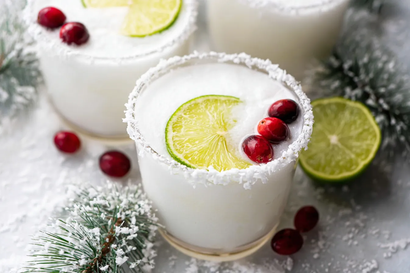 White Christmas Margarita – Coconut cream and lime delight 2 White Christmas Margarita – Coconut cream and lime for a snowy twist