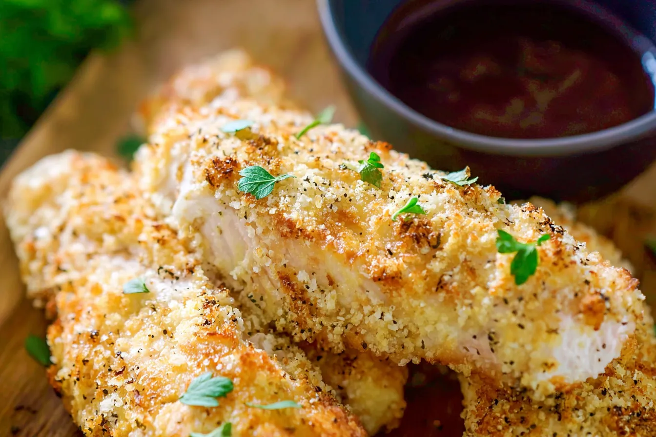 Juicy Baked Chicken Tenderloins Fresh from the Oven
