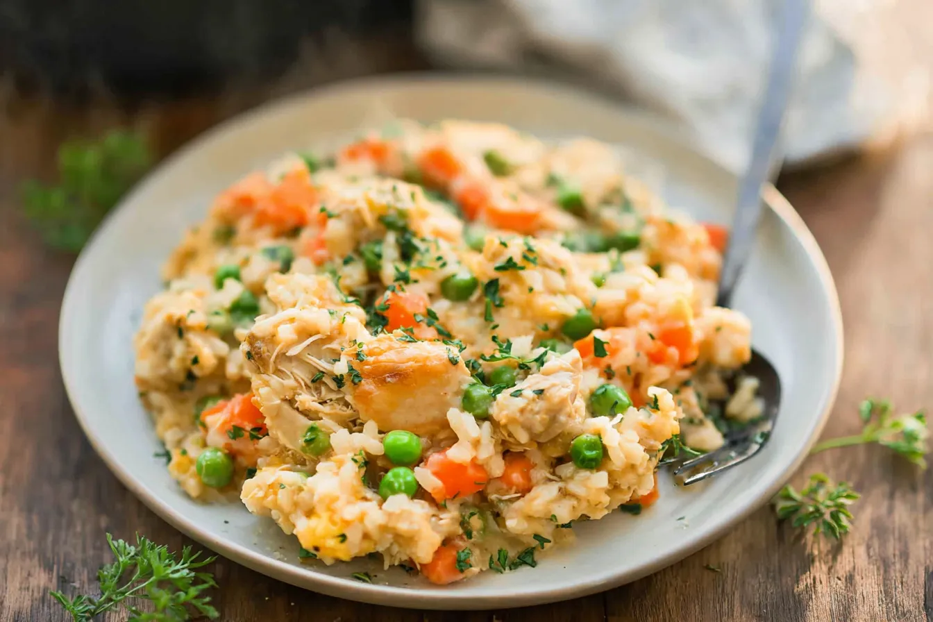 Camping Crockpot Chicken Meal