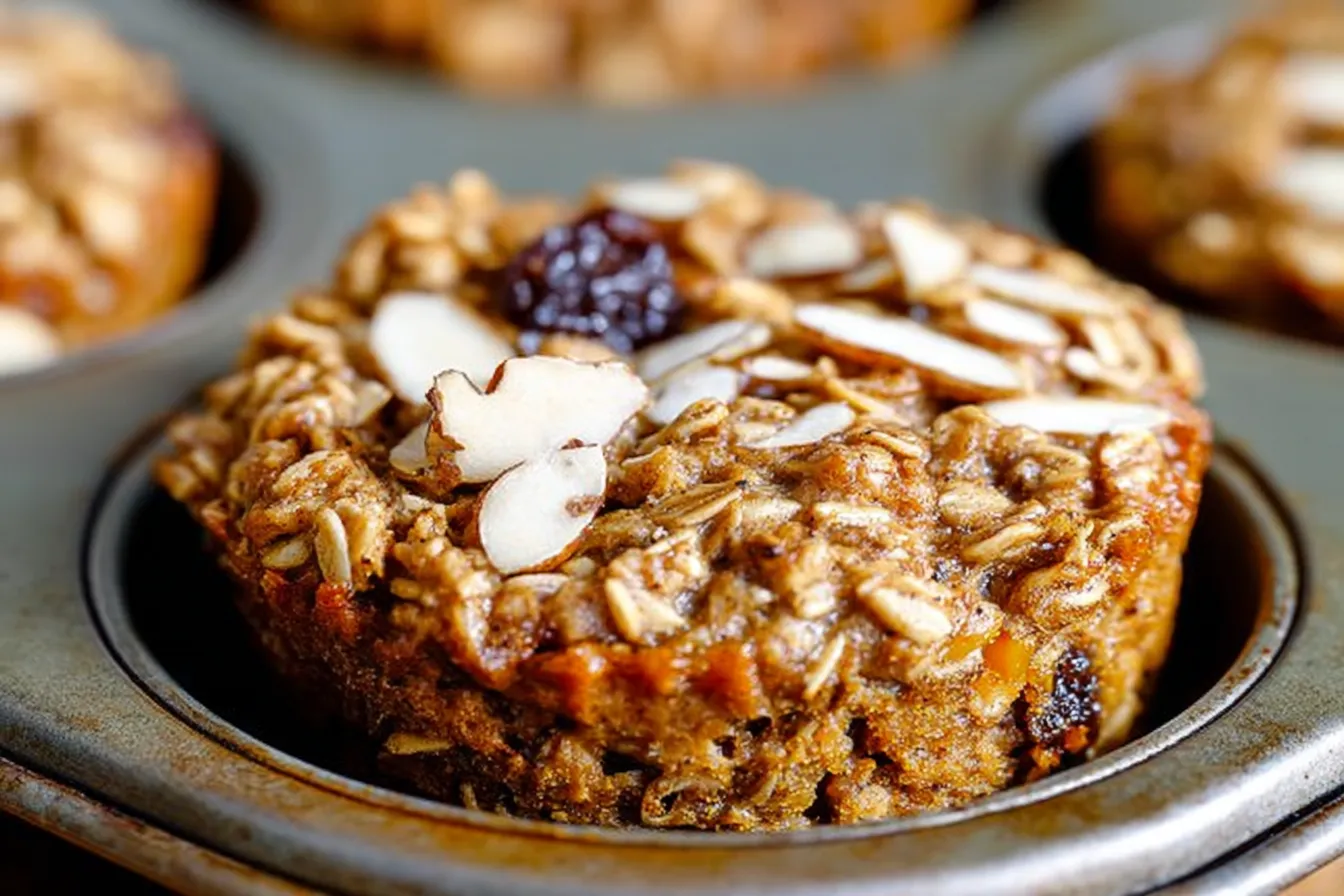 Carrot Apple Oat Breakfast Cake
