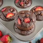 Chocolate Strawberry Muffin Brownies Freshly Baked Treats