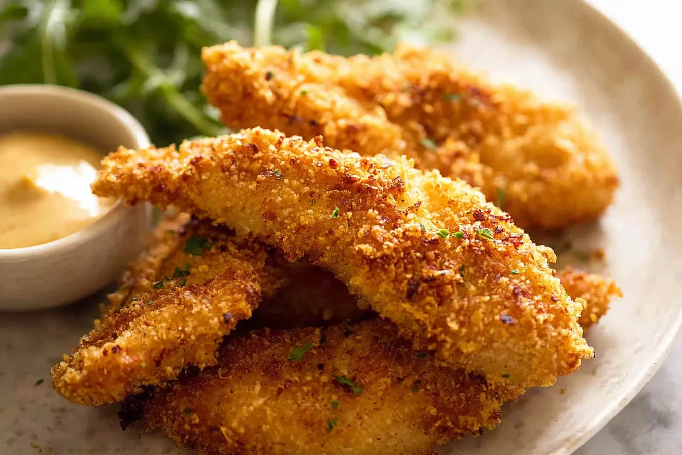 Crispy Homemade Baked Chicken Tenders