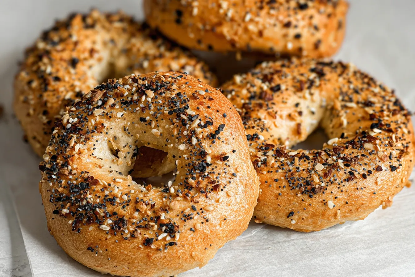 Gluten Free Protein Bagels with Greek Yogurt