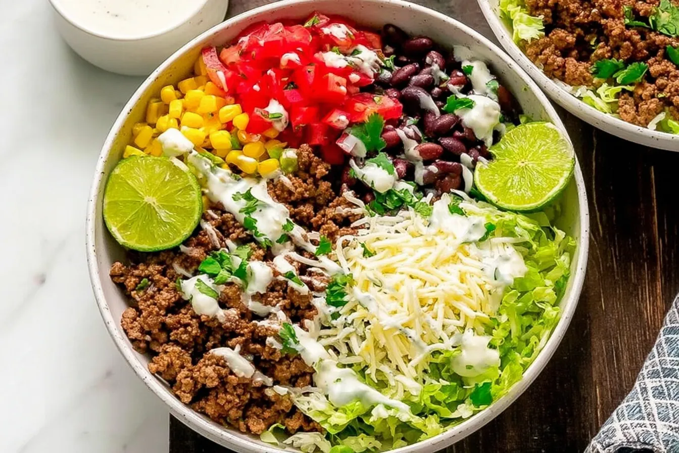 Ground Beef Burrito Bowls — Healthy, Protein-Packed Delight 2 Ground Beef Burrito Bowls — Healthy, protein-packed dinner option