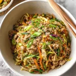 Ground Chicken Egg Roll Bowl — All the Flavor Without Frying 3 Delicious Ground Chicken Egg Roll Bowl