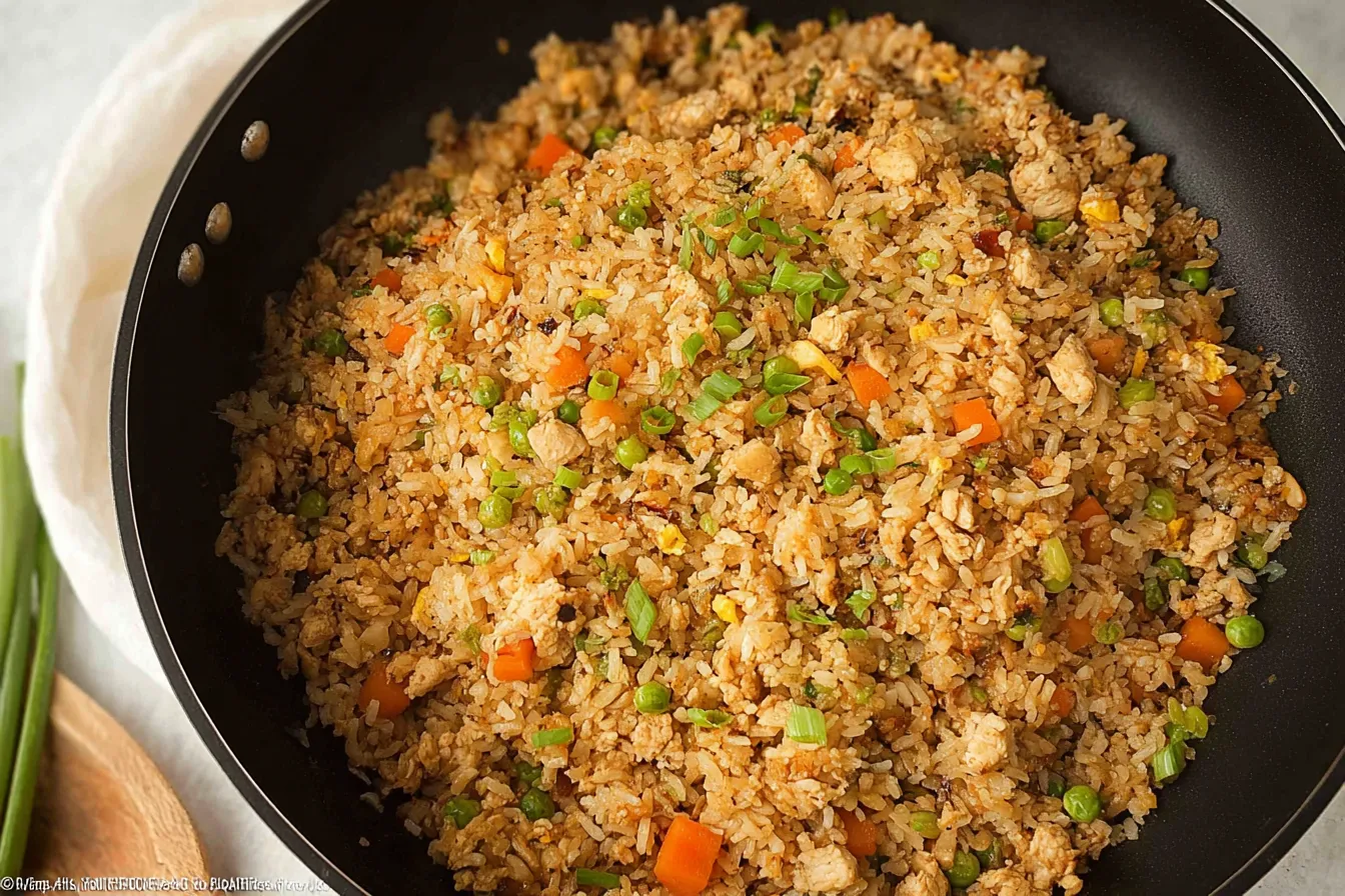 Ground Chicken Fried Rice — Quick and satisfying one-pan meal