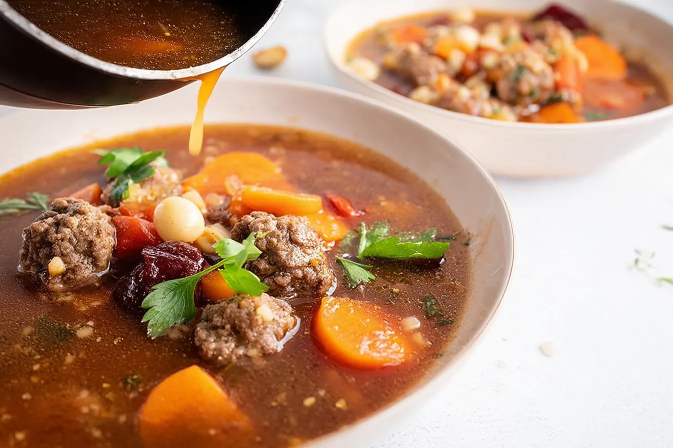Hamburger Meat Soup for Busy Weeknights — Easy and reheatable