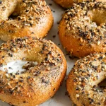 Healthy Gluten Free Bagels with Yogurt Freshly Baked