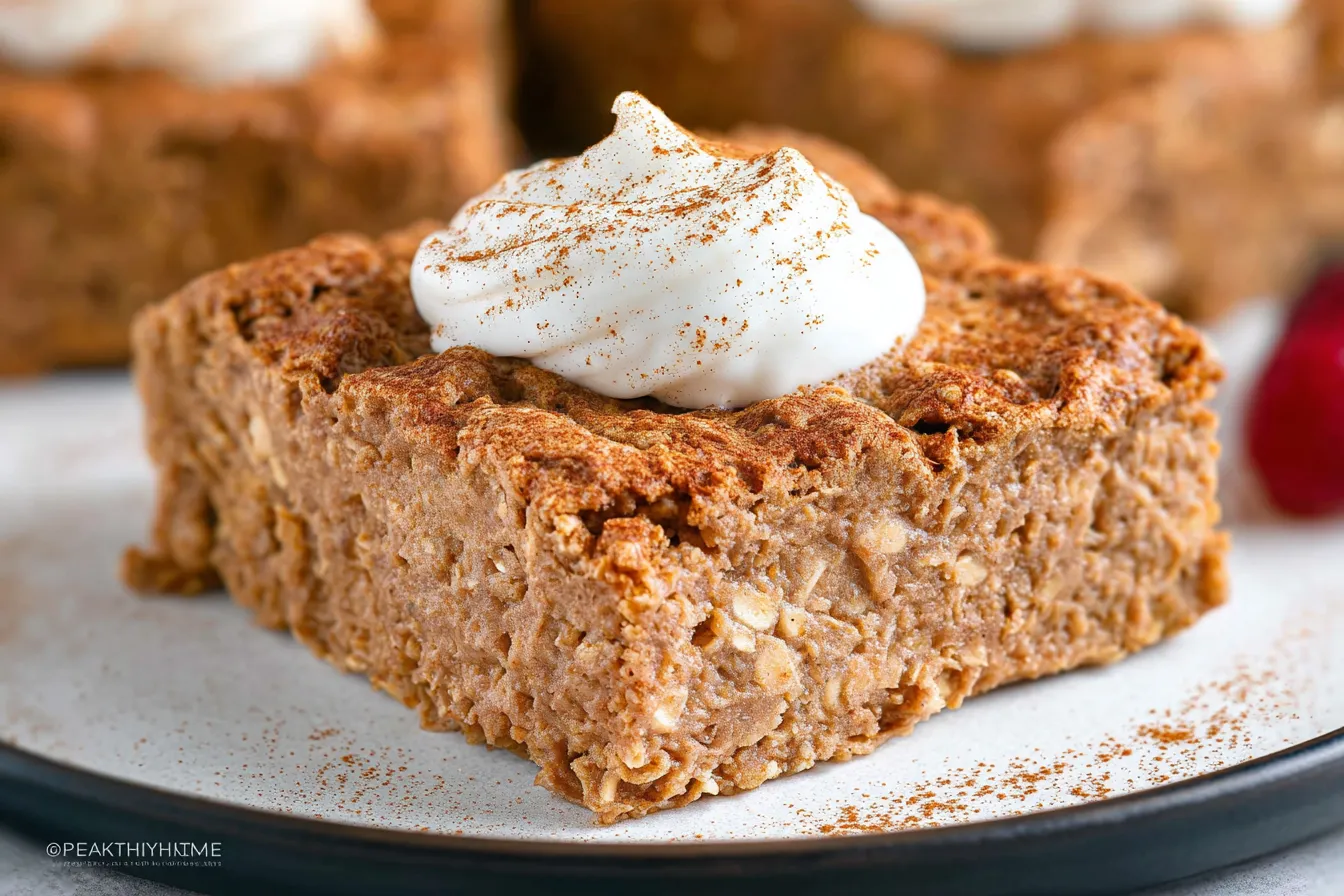 Healthy Oatmeal Snack Cake