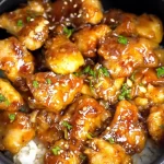 Honey Butter Chicken Bites in Skillet