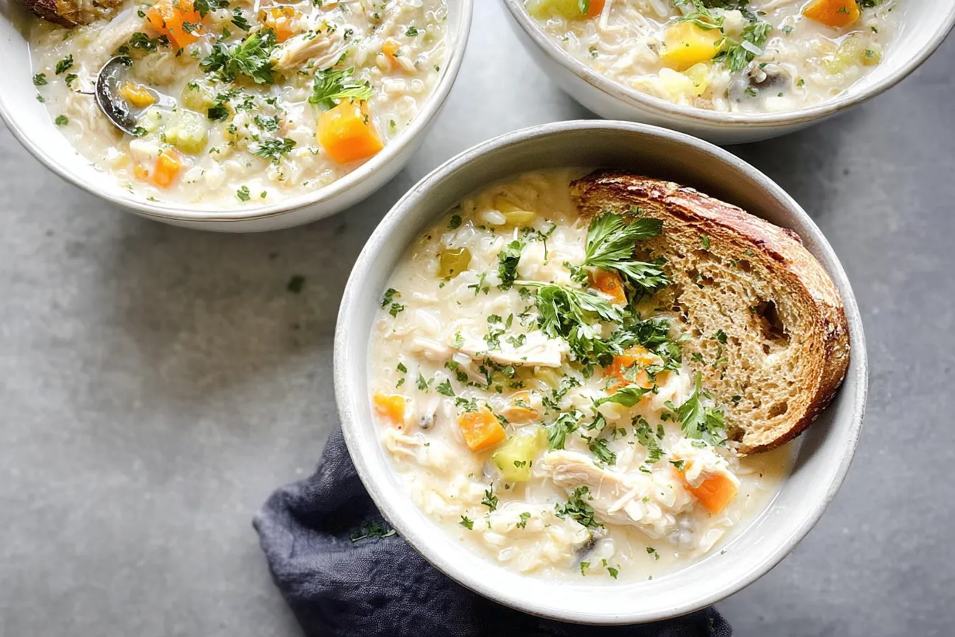 Instant Pot Creamy Chicken Rice Soup — Fast and Flavorful Comfort 2 Instant Pot Creamy Chicken Rice Soup — Fast and flavorful