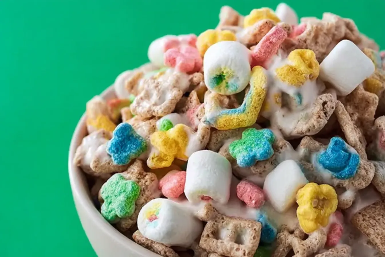 Leprechaun Bait Snack Mix: A Delightful Treat Leprechaun Bait Snack Mix in a Colorful Bowl