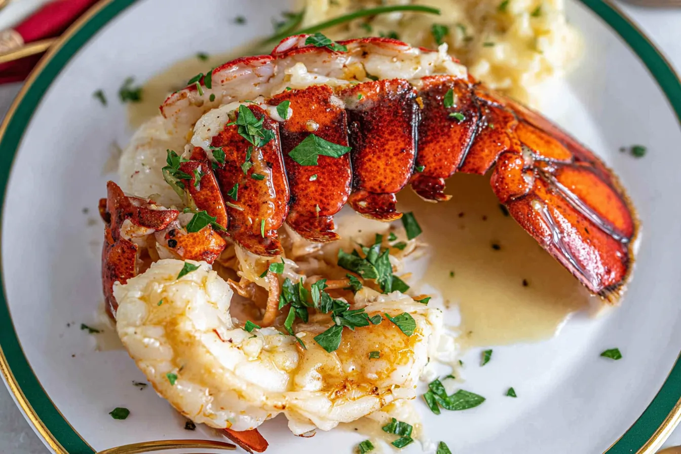Lobster Tail with Creamy Butter Sauce — Perfect for holidays