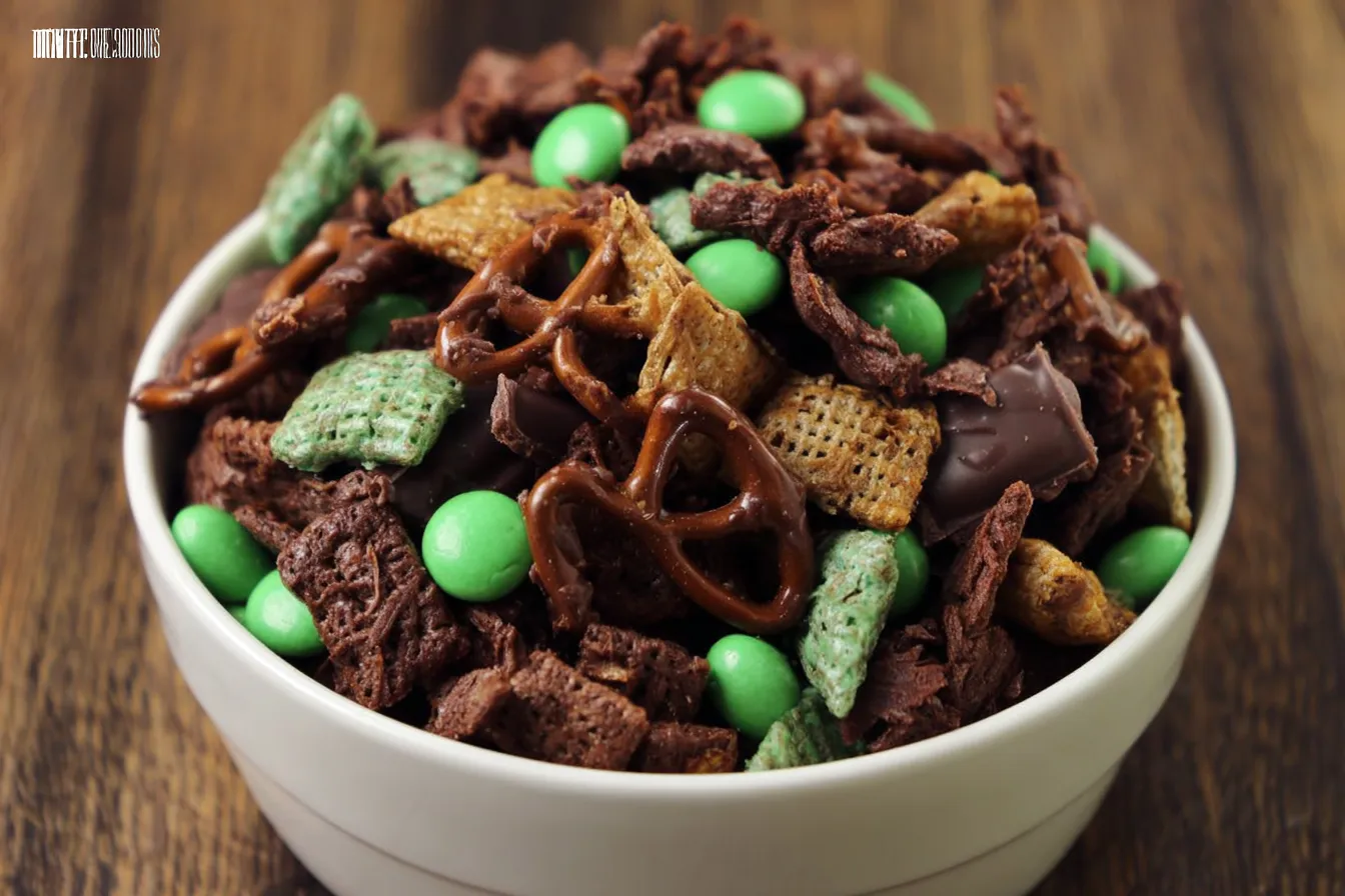 Mint Chocolate Snack Mix - Irresistible Treat for Any Occasion