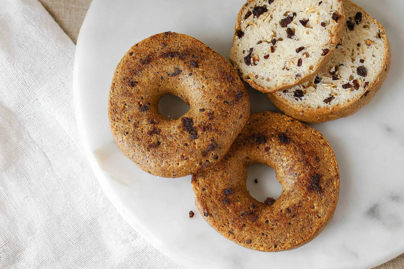 Oat Flour Greek Yogurt Bagels Freshly Baked