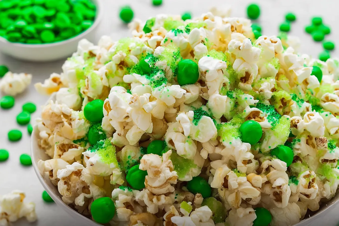 Shamrock Sprinkle Popcorn