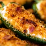 Stuffed Jalapeño Poppers — Cream cheese and bacon delight