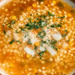 Hearty Vegetable Pastina Soup in a Cozy Bowl