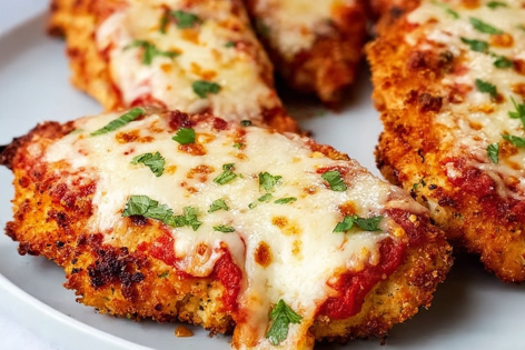 Air Fryer Parmesan Chicken Breast
