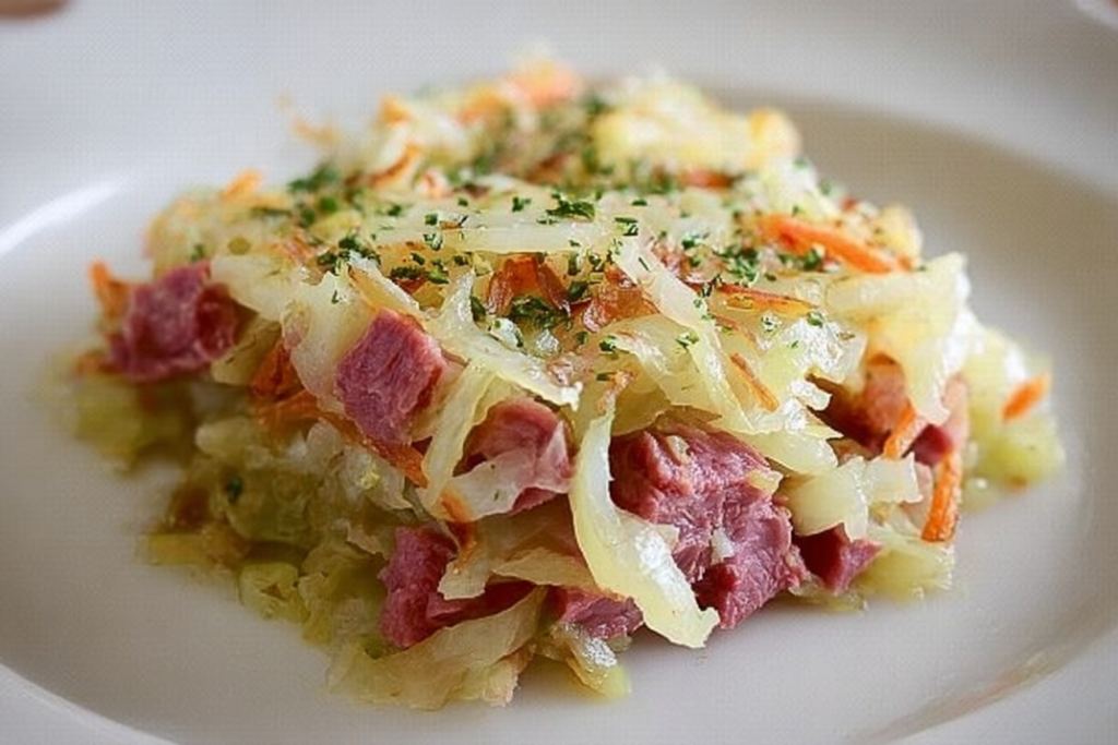 Corned Beef and Cabbage Casserole