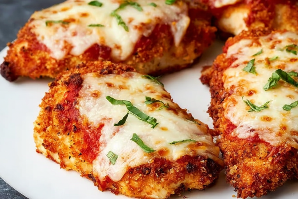 Air Fryer Parmesan Chicken Breast
