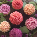 Bright Flower Cupcakes: Colorful, Delicious Dessert